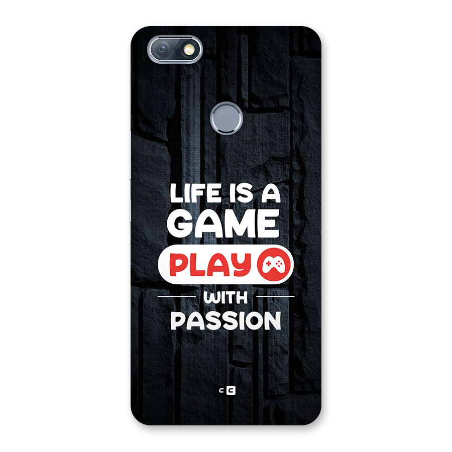 Play With Passion Back Case for Infinix Note 5