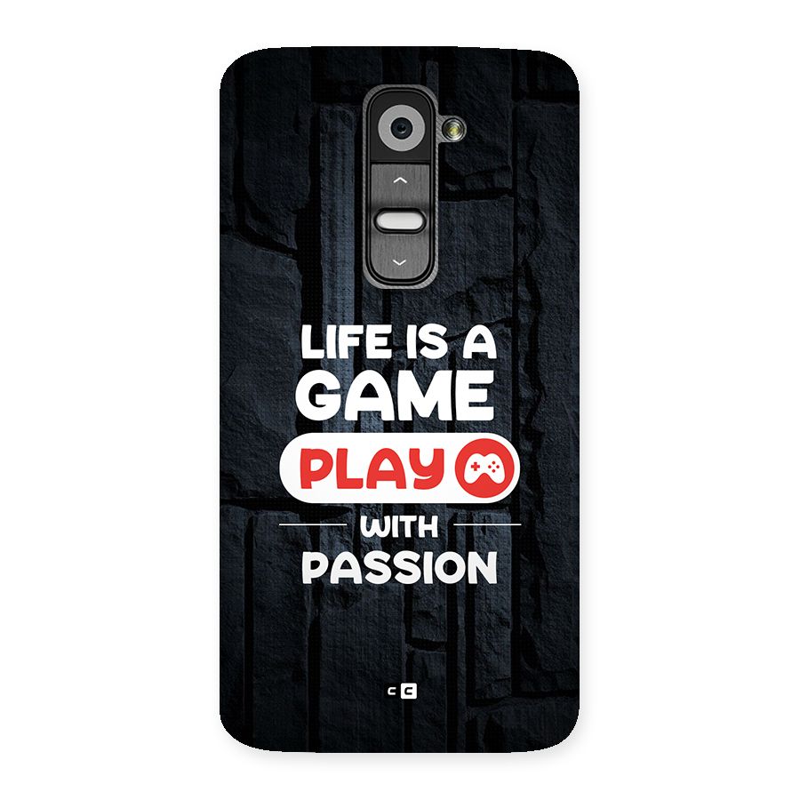 Play With Passion Back Case for LG G2
