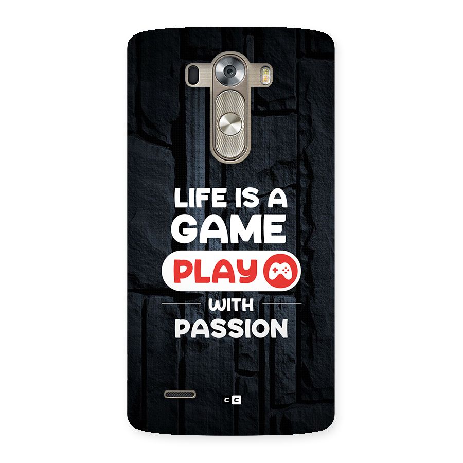 Play With Passion Back Case for LG G3