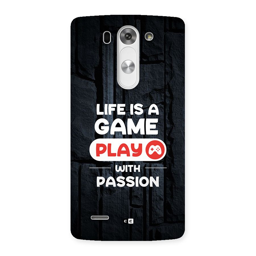 Play With Passion Back Case for LG G3 Mini