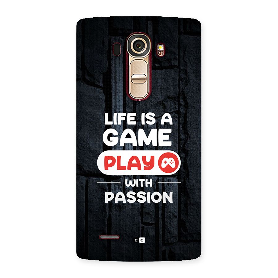 Play With Passion Back Case for LG G4