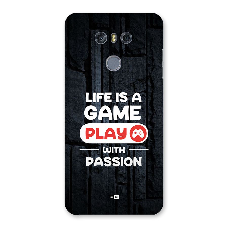 Play With Passion Back Case for LG G6