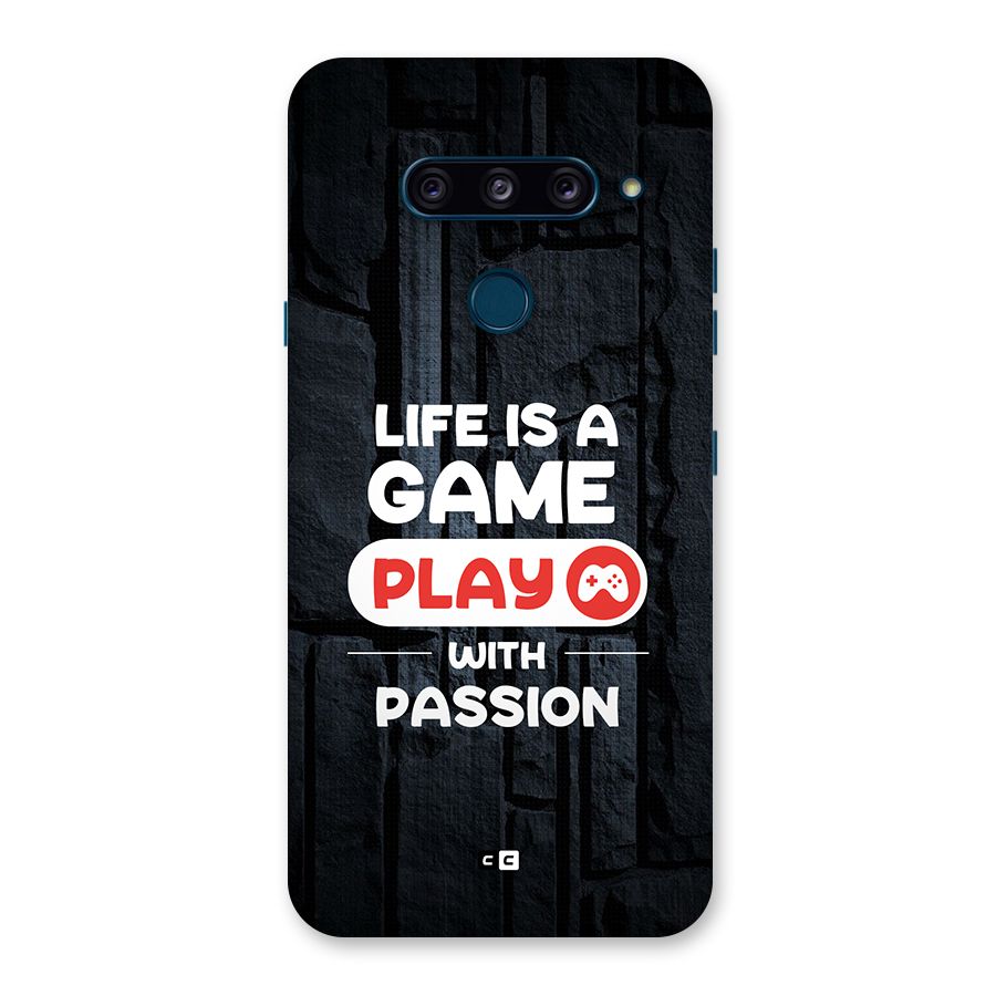Play With Passion Back Case for LG  V40 ThinQ