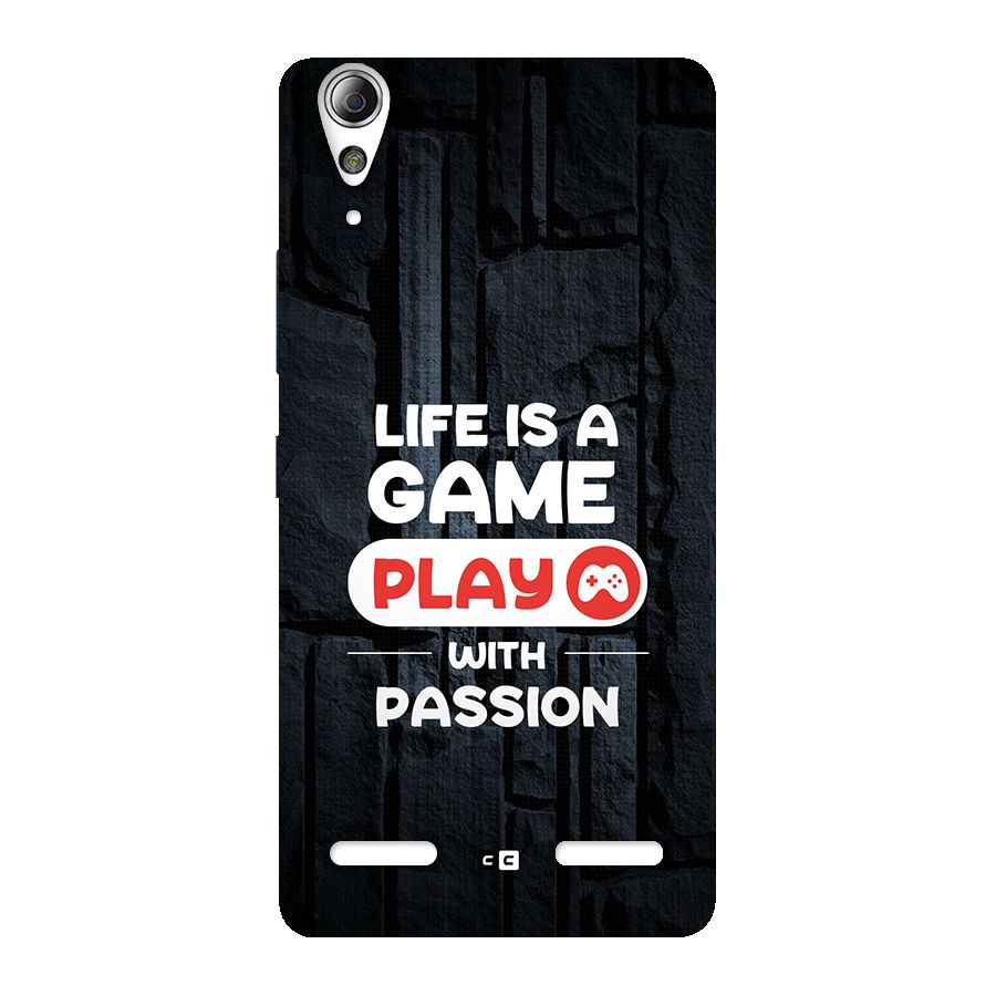 Play With Passion Back Case for Lenovo A6000