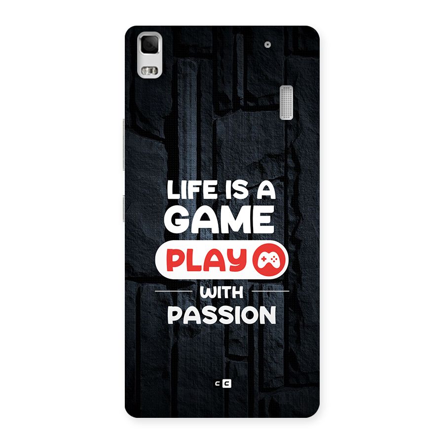 Play With Passion Back Case for Lenovo K3 Note