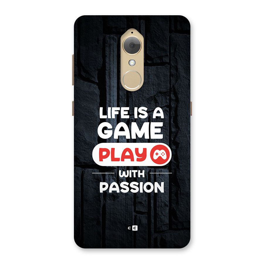 Play With Passion Back Case for Lenovo K8