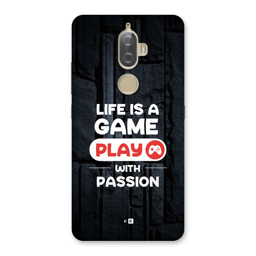 Play With Passion Back Case for Lenovo K8 Plus