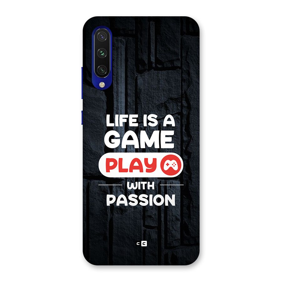 Play With Passion Back Case for Mi A3
