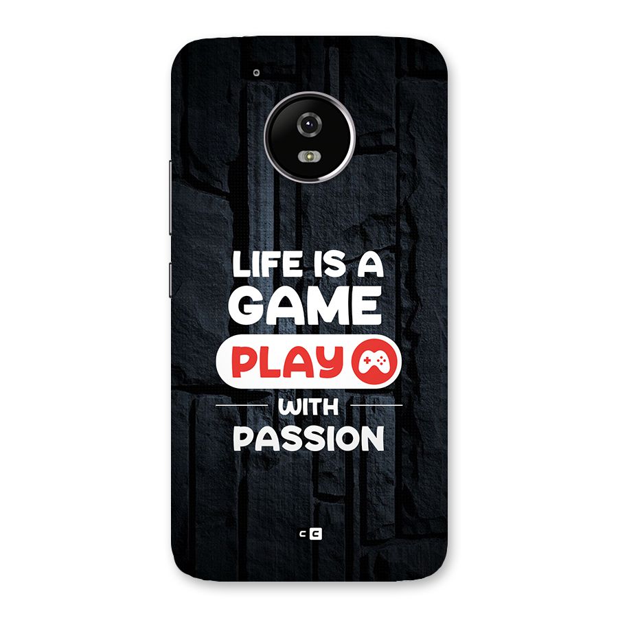 Play With Passion Back Case for Moto G5