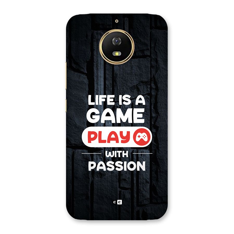 Play With Passion Back Case for Moto G5s