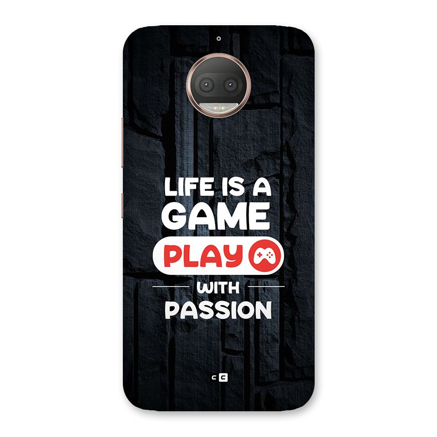Play With Passion Back Case for Moto G5s Plus