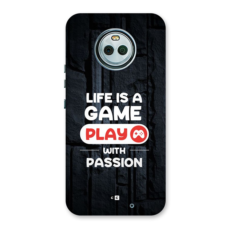Play With Passion Back Case for Moto X4