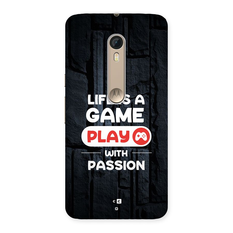 Play With Passion Back Case for Moto X Style