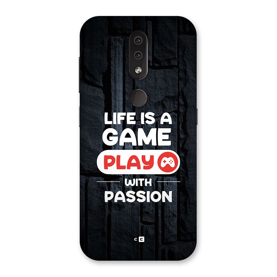 Play With Passion Back Case for Nokia 4.2