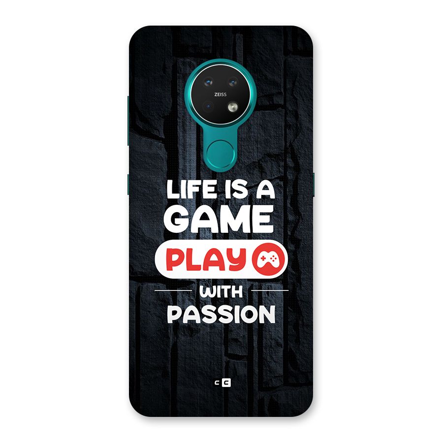 Play With Passion Back Case for Nokia 7.2