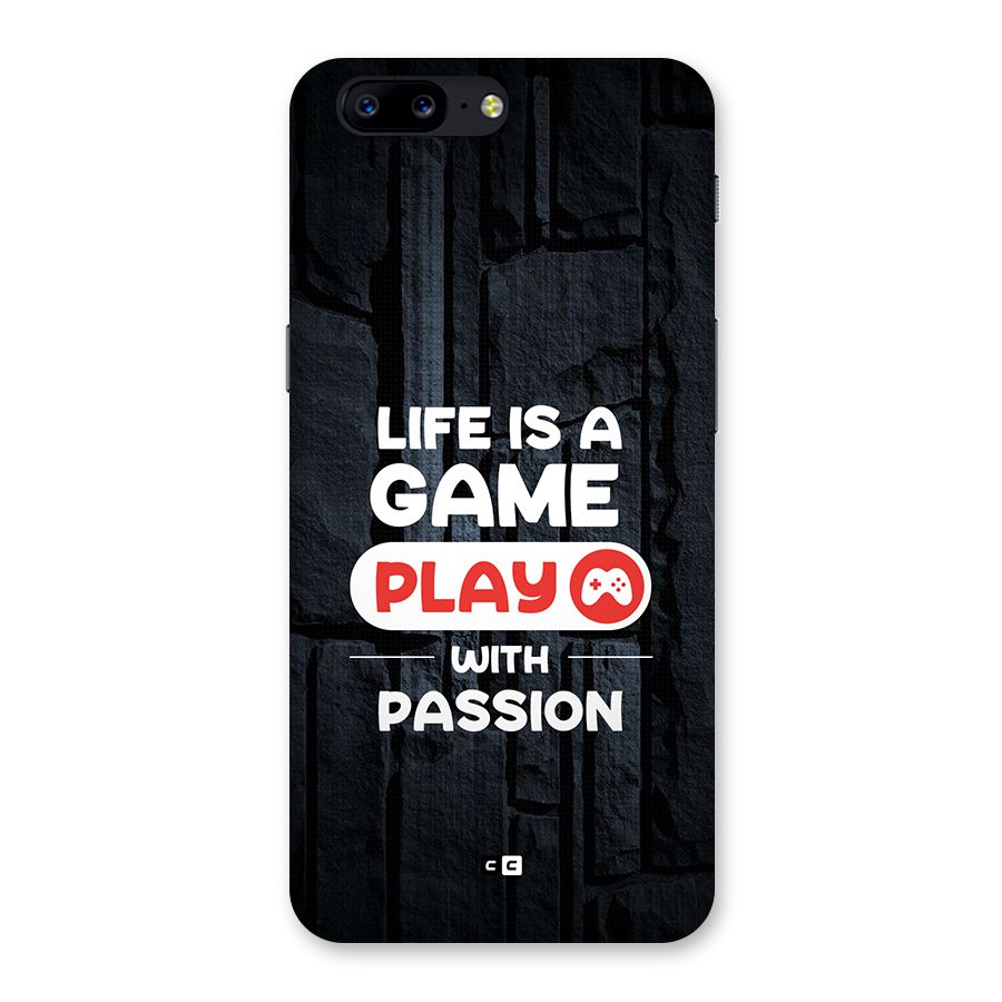 Play With Passion Back Case for OnePlus 5