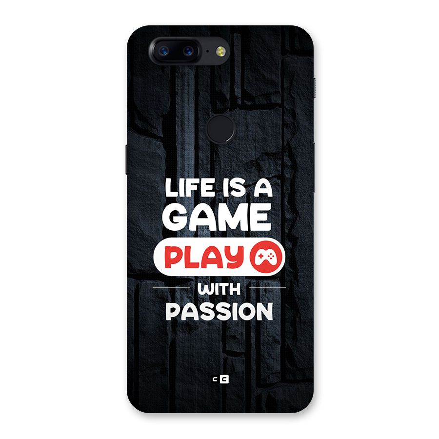 Play With Passion Back Case for OnePlus 5T