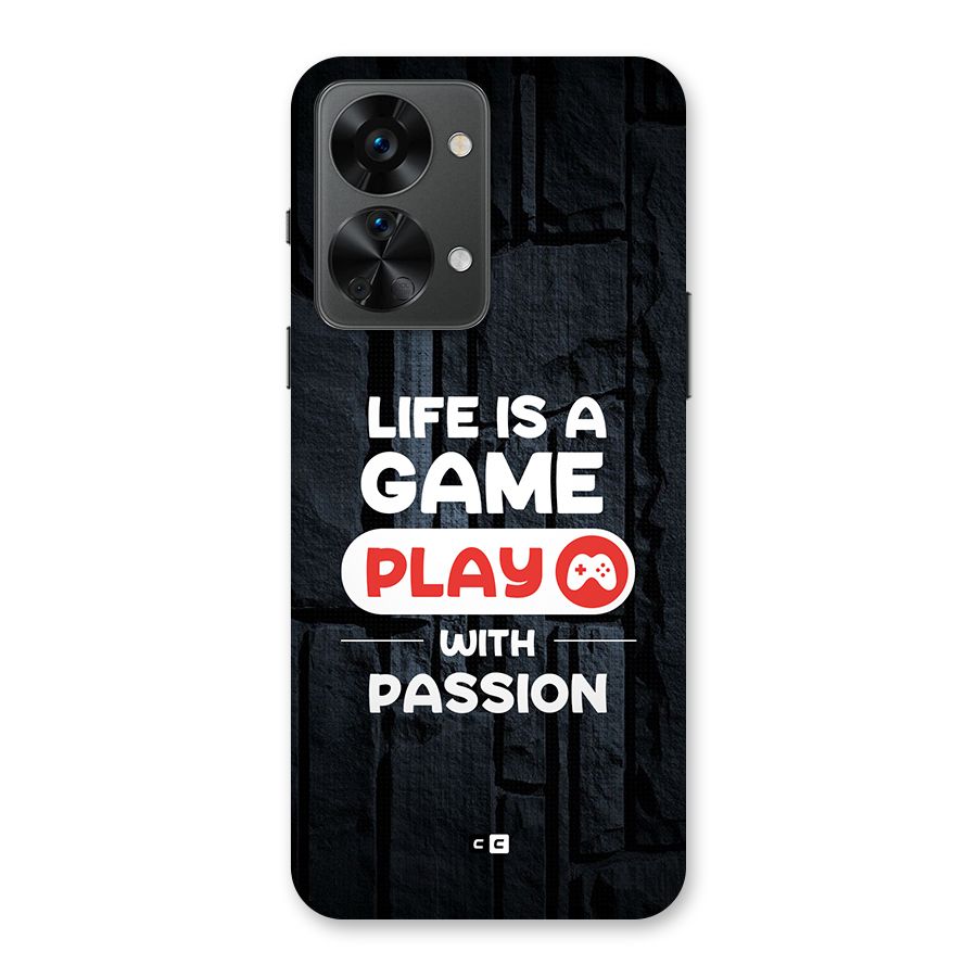 Play With Passion Back Case for OnePlus Nord 2T