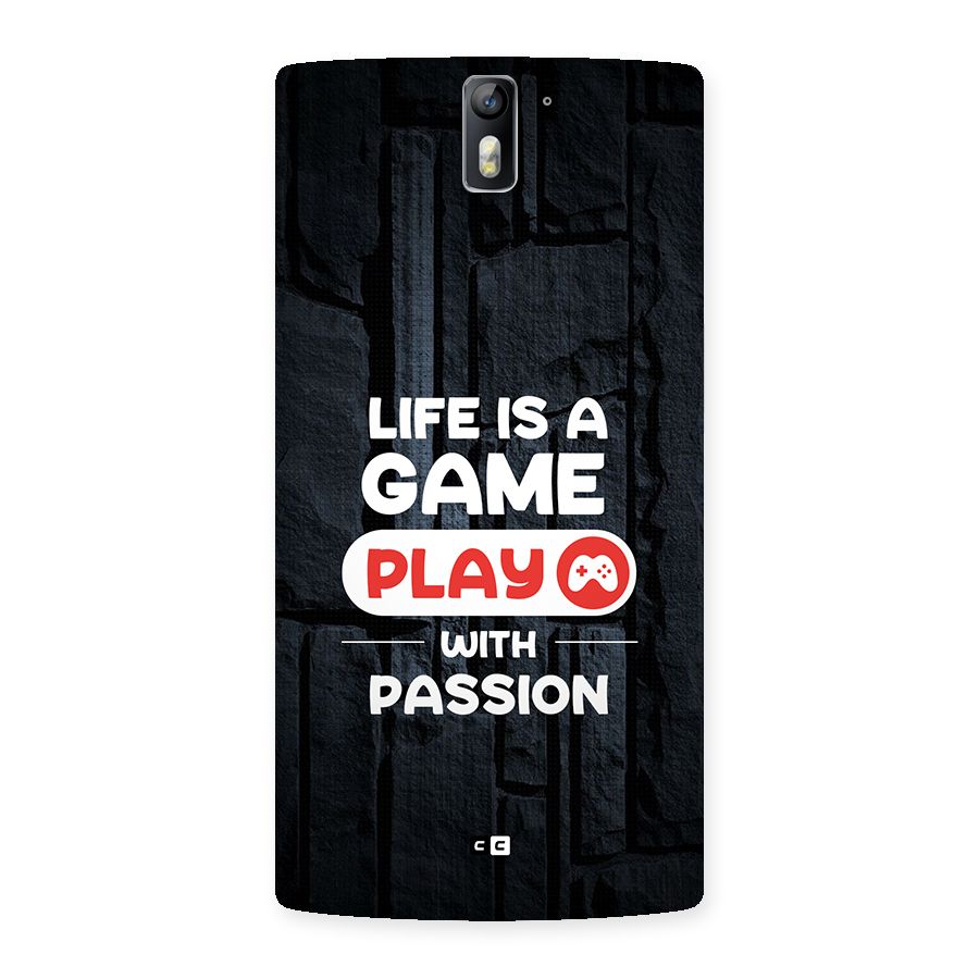 Play With Passion Back Case for OnePlus One