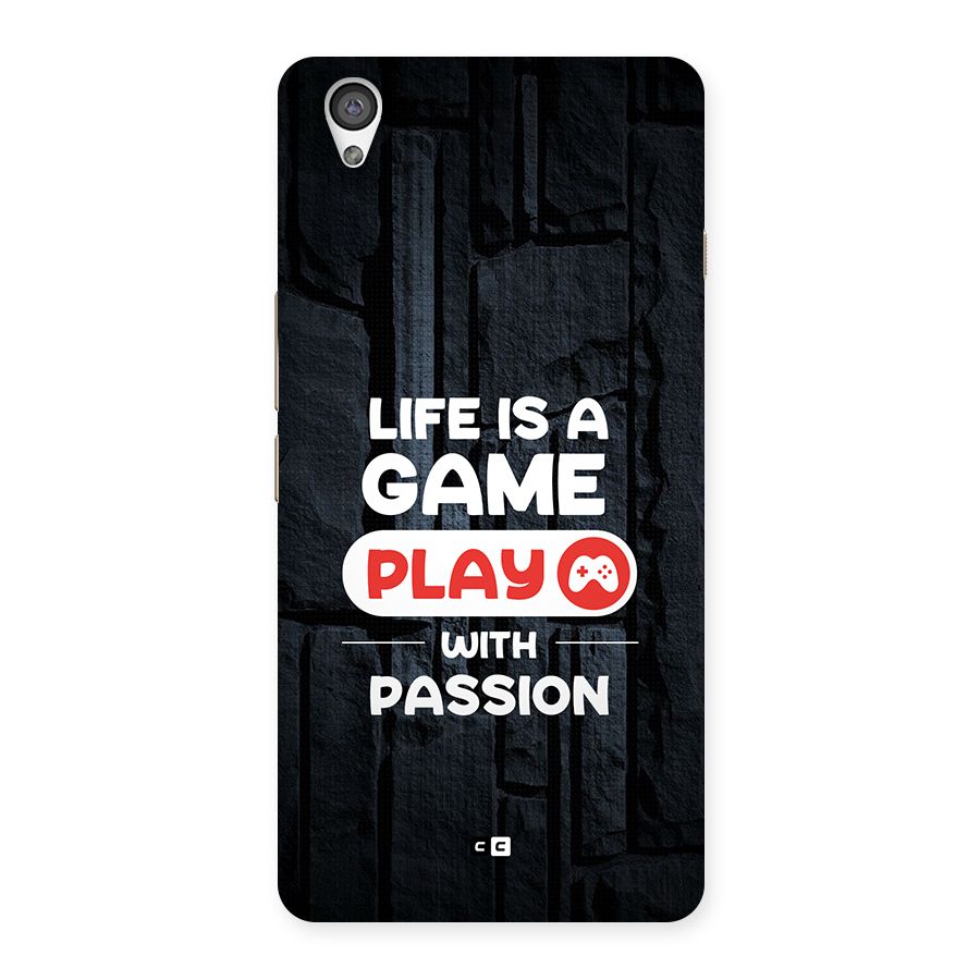 Play With Passion Back Case for OnePlus X