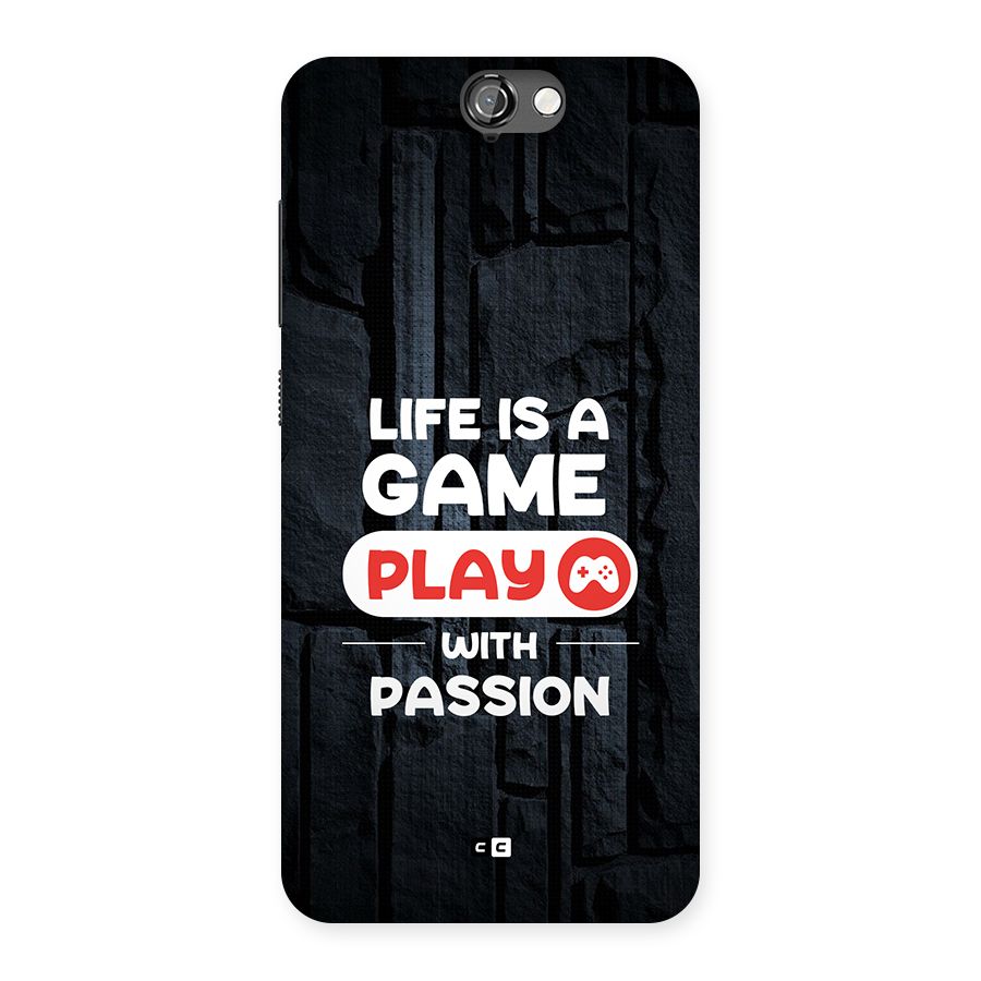 Play With Passion Back Case for One A9