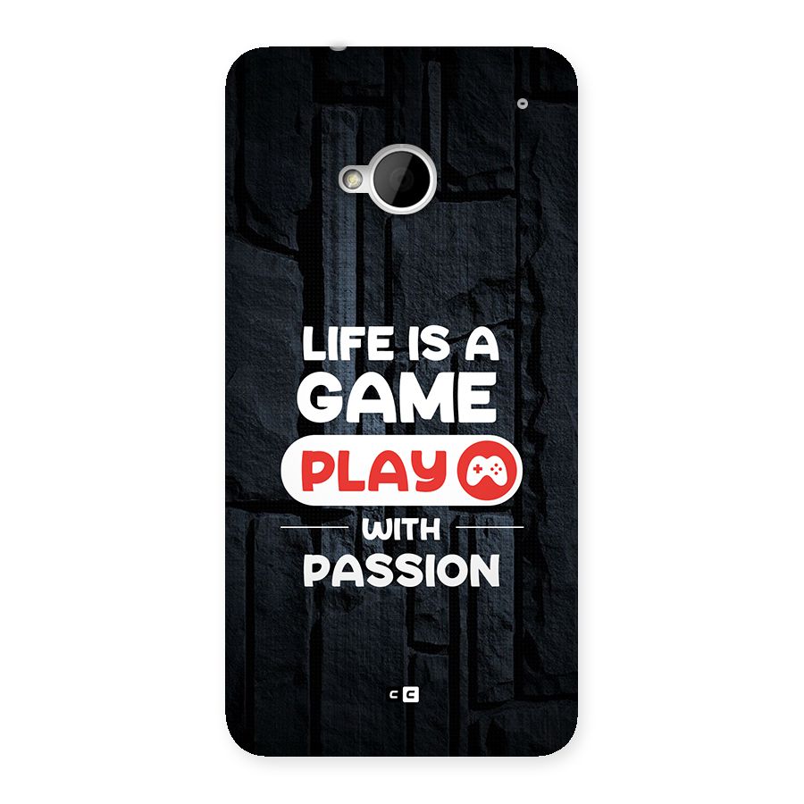 Play With Passion Back Case for One M7 (Single Sim)