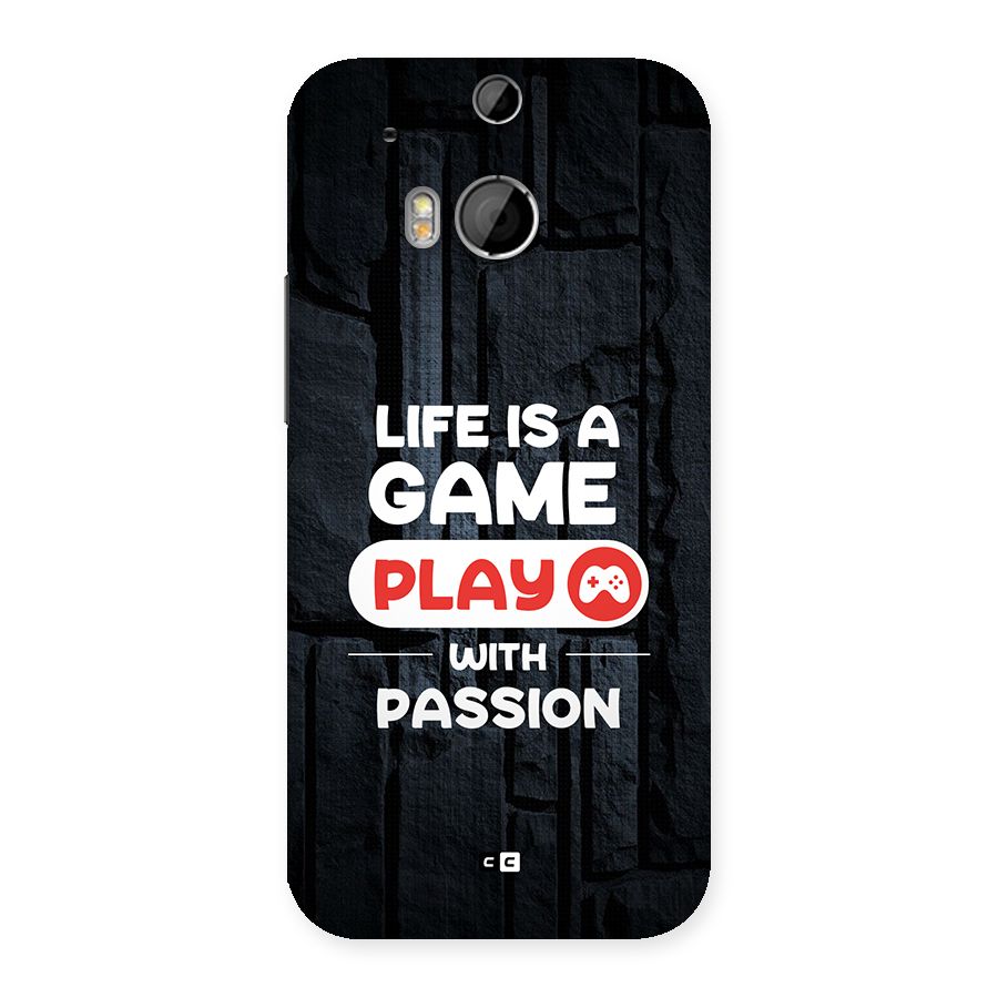 Play With Passion Back Case for One M8