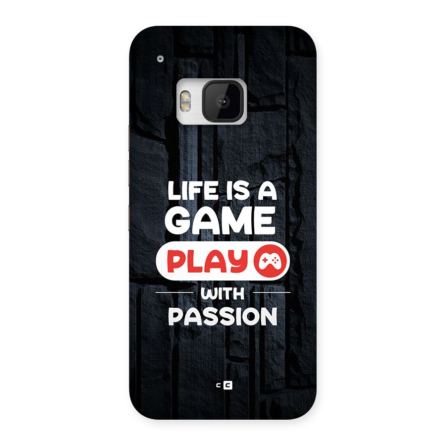 Play With Passion Back Case for One M9