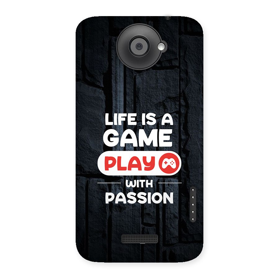 Play With Passion Back Case for One X