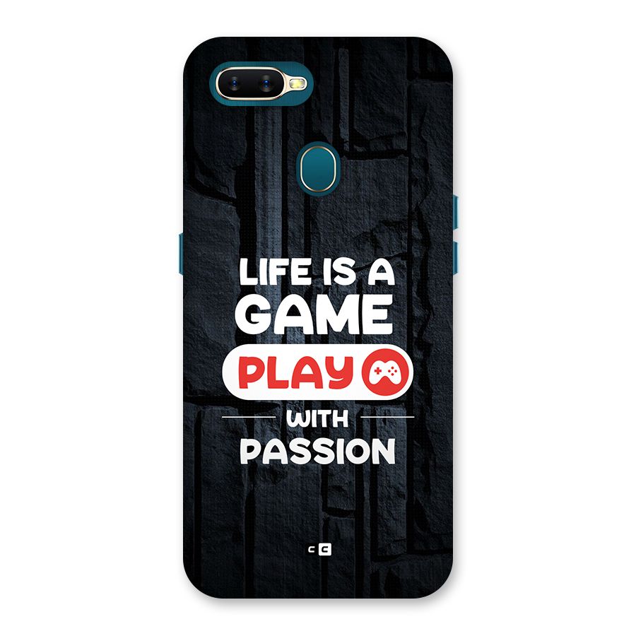 Play With Passion Back Case for Oppo A12s