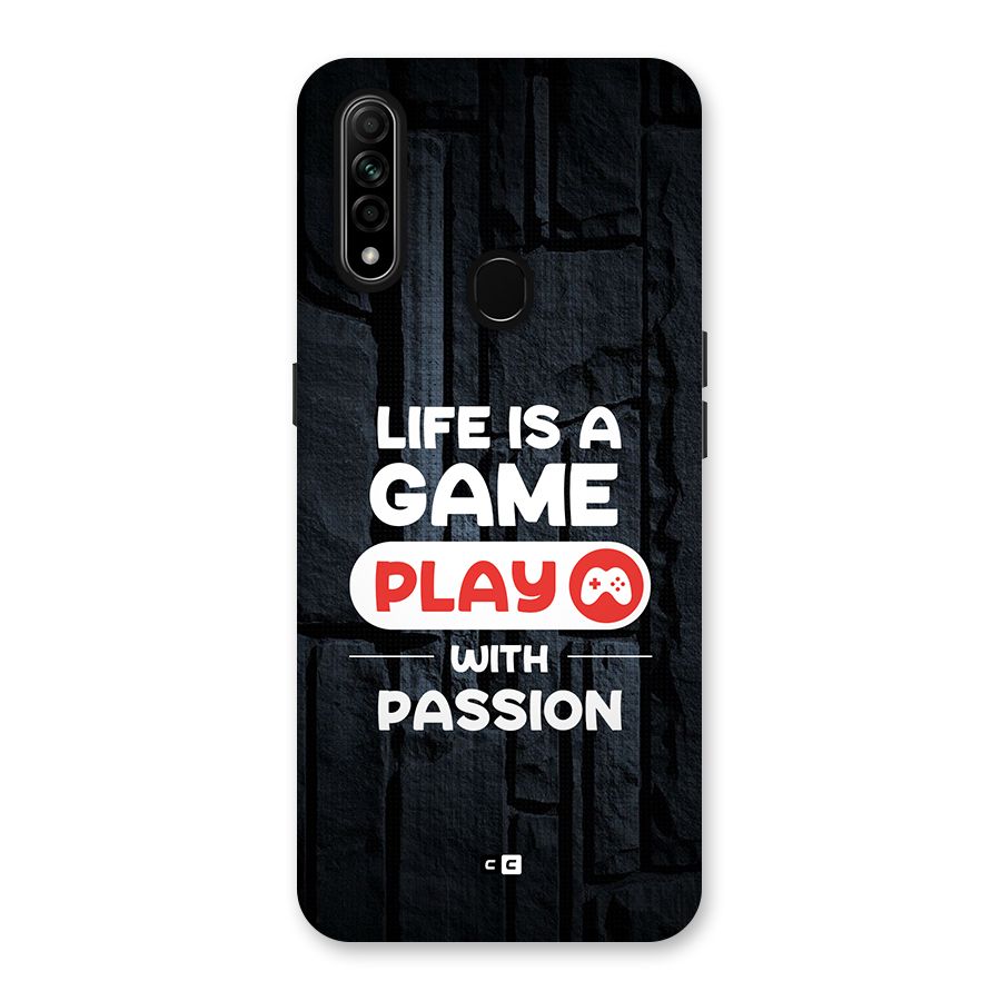 Play With Passion Back Case for Oppo A31