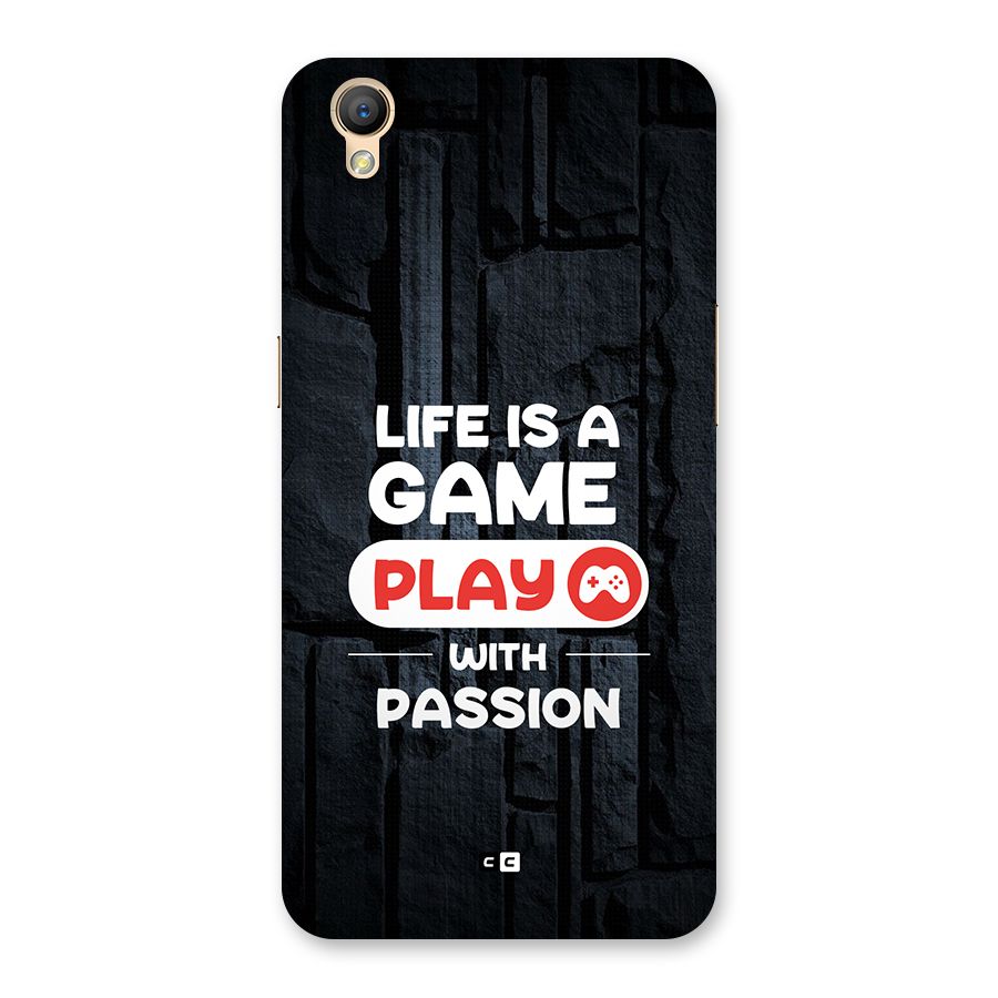 Play With Passion Back Case for Oppo A37