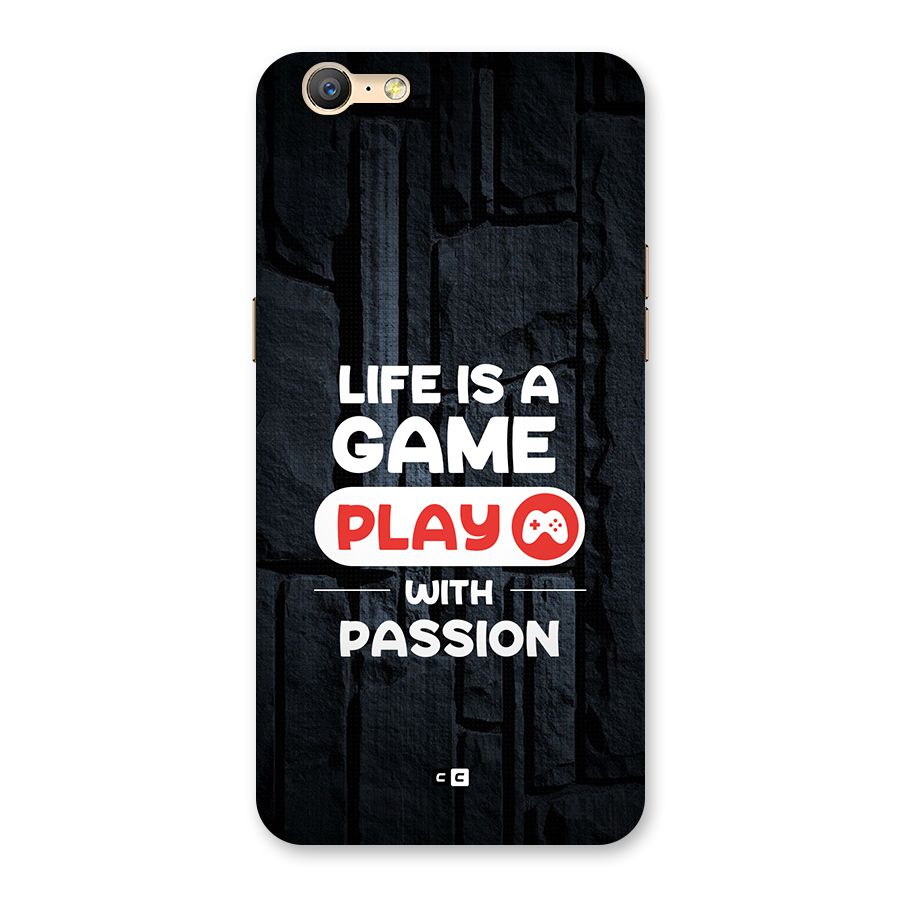 Play With Passion Back Case for Oppo A39