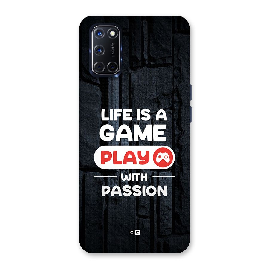 Play With Passion Back Case for Oppo A52