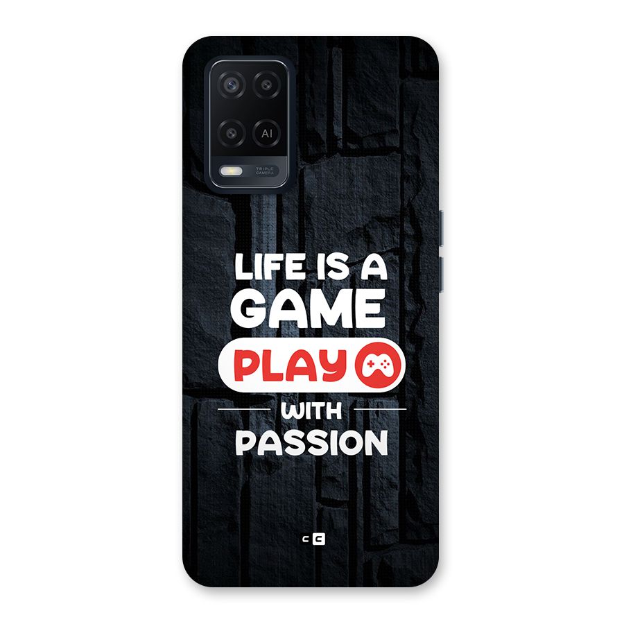Play With Passion Back Case for Oppo A54