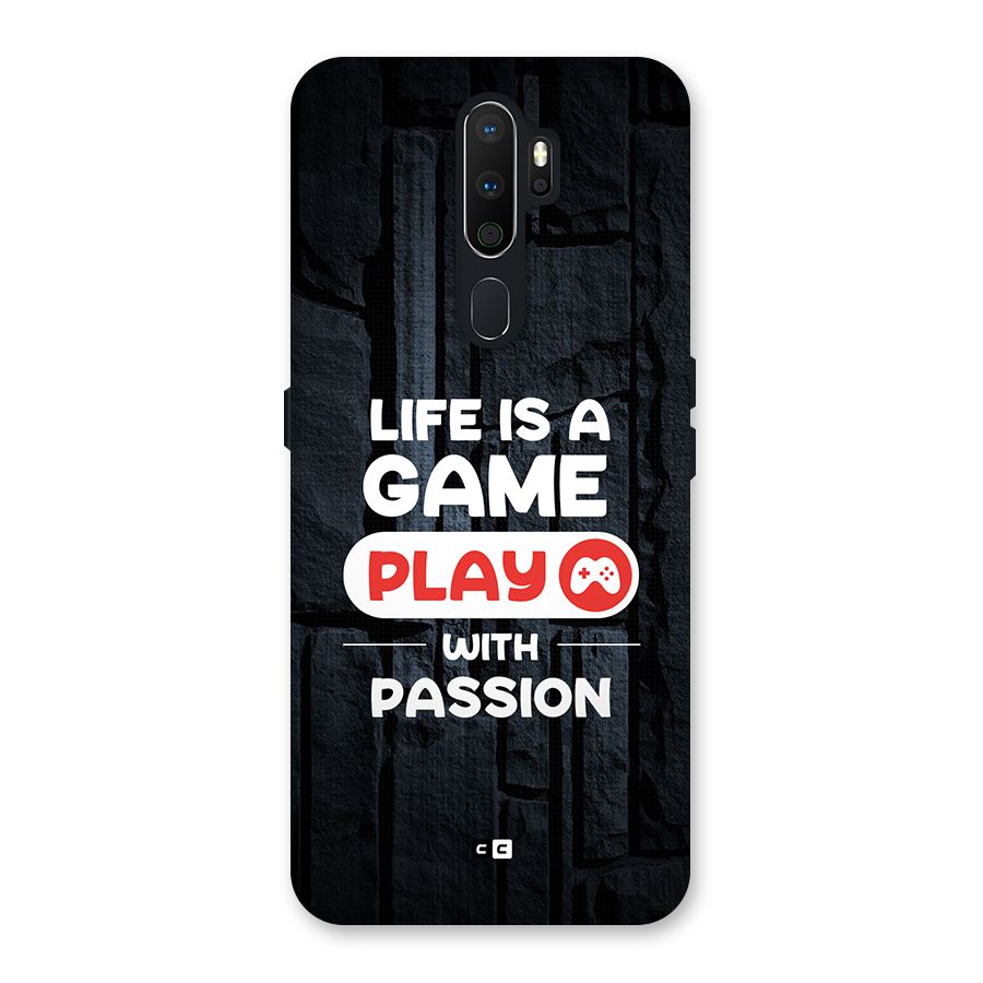 Play With Passion Back Case for Oppo A5 (2020)