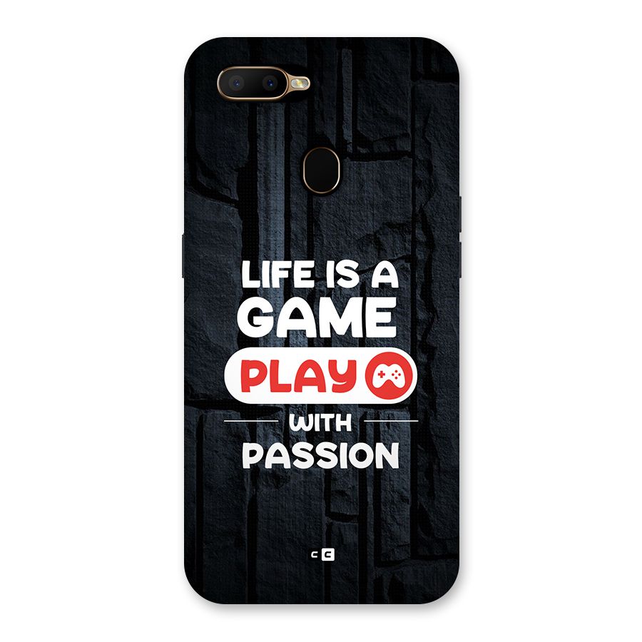Play With Passion Back Case for Oppo A5s