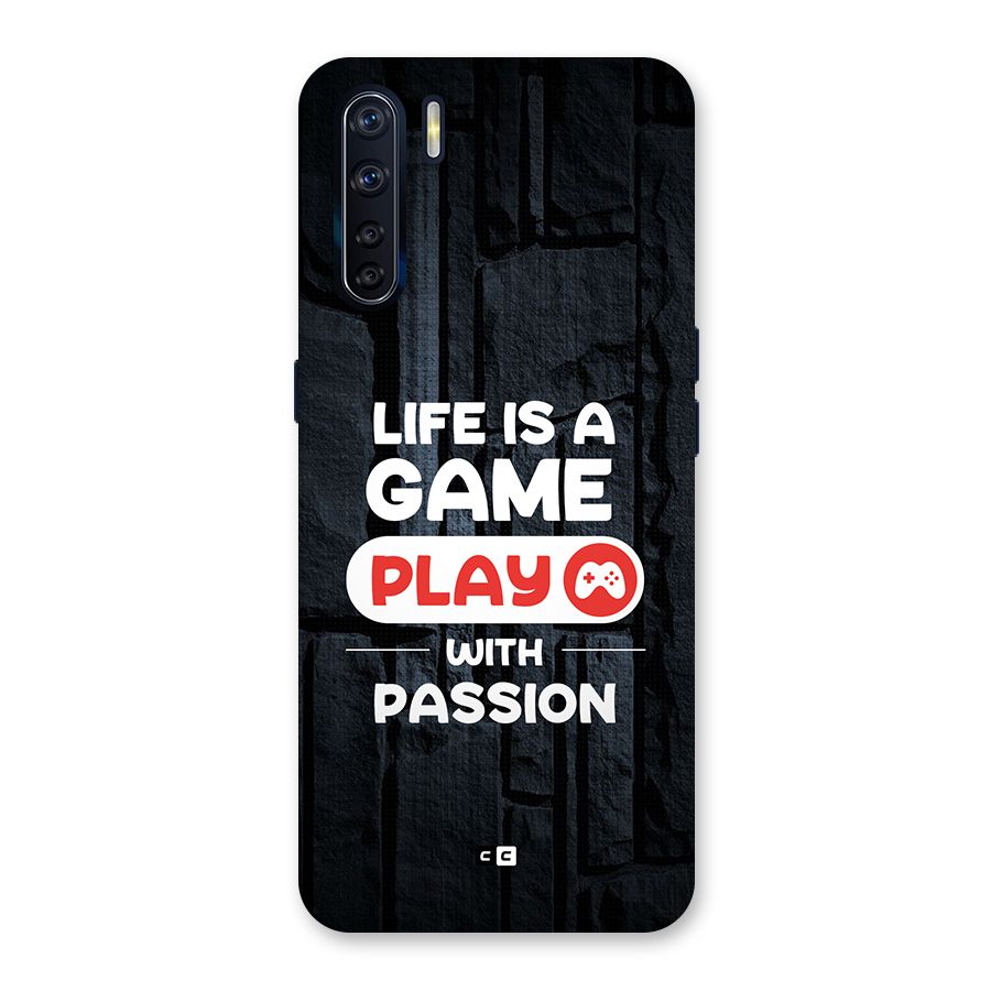 Play With Passion Back Case for Oppo F15