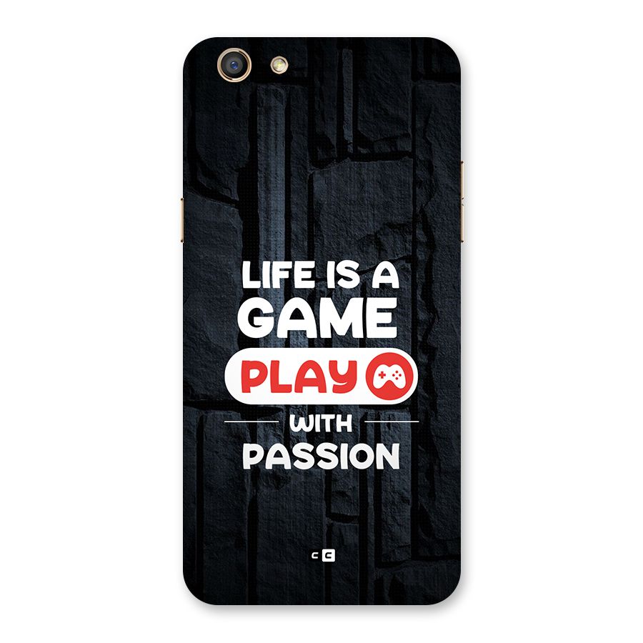 Play With Passion Back Case for Oppo F3