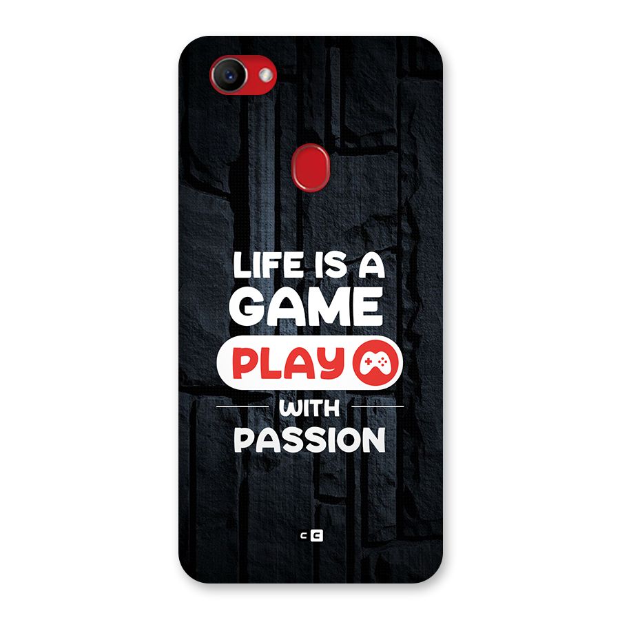 Play With Passion Back Case for Oppo F7