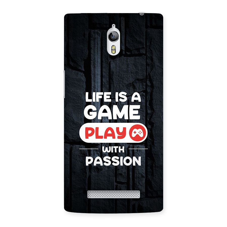 Play With Passion Back Case for Oppo Find 7