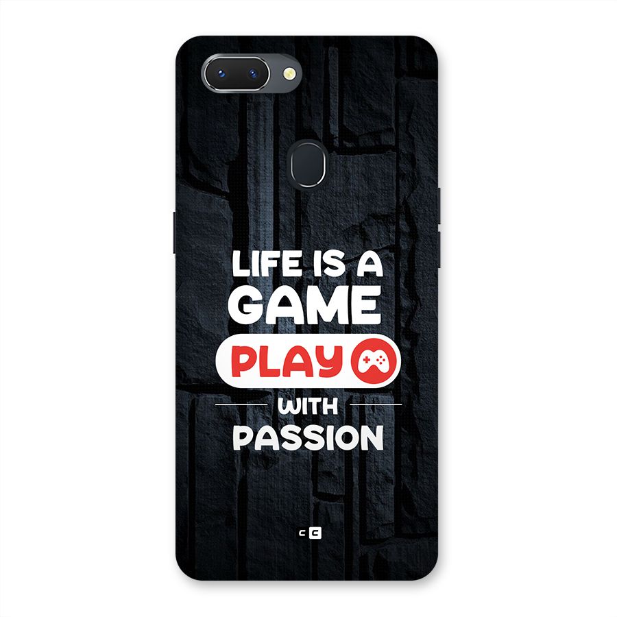 Play With Passion Back Case for Realme 2