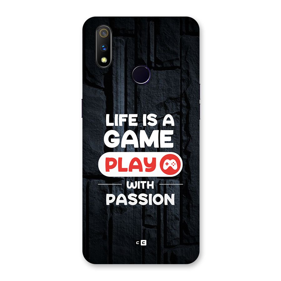 Play With Passion Back Case for Realme 3 Pro