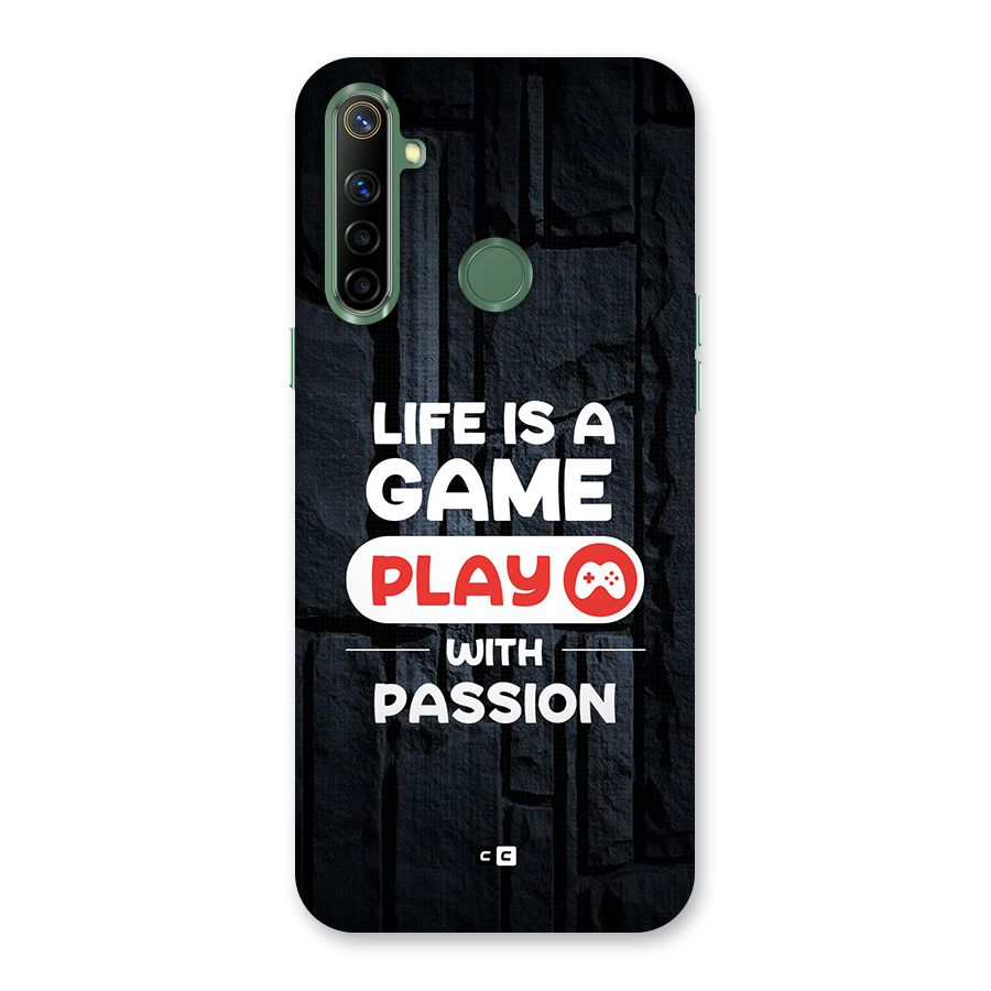 Play With Passion Back Case for Realme Narzo 10