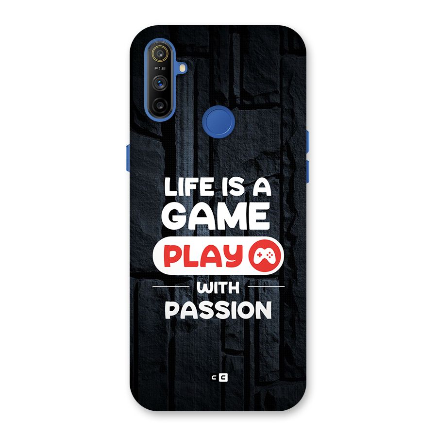 Play With Passion Back Case for Realme Narzo 10A