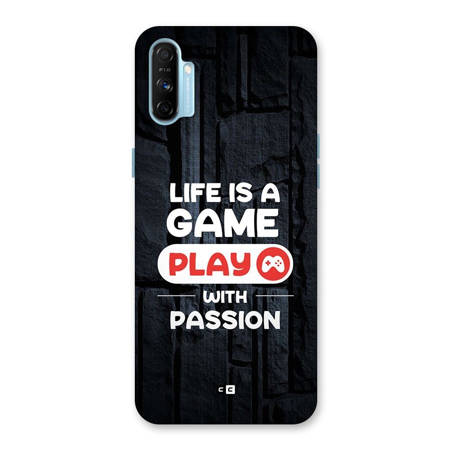 Play With Passion Back Case for Realme Narzo 20A
