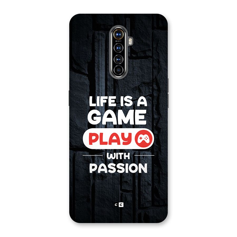 Play With Passion Back Case for Realme X2 Pro