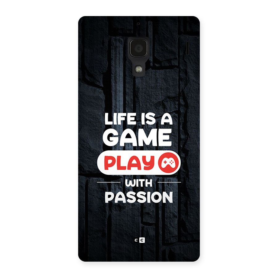 Play With Passion Back Case for Redmi 1s