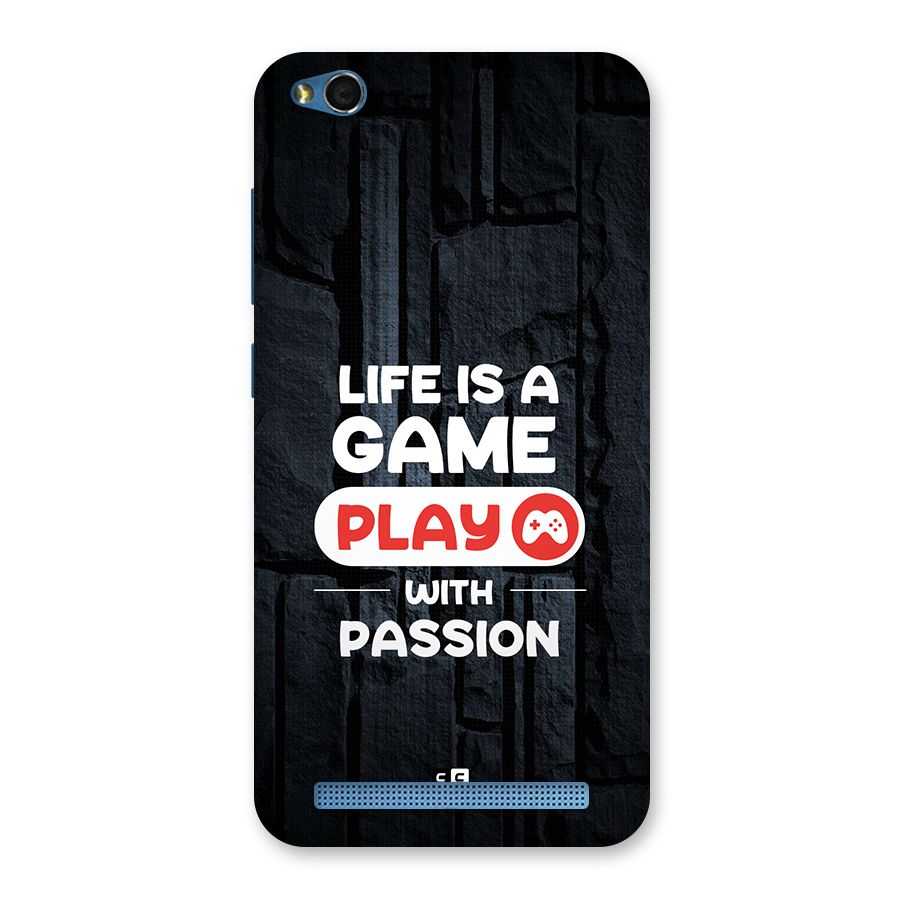 Play With Passion Back Case for Redmi 5A