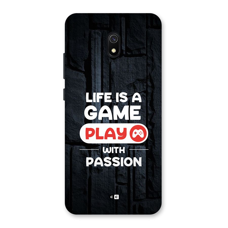 Play With Passion Back Case for Redmi 8A